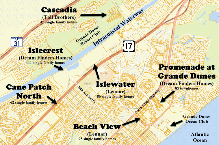 Islecrest at Grande Dunes in Myrtle Beach by Dream Finders Homes